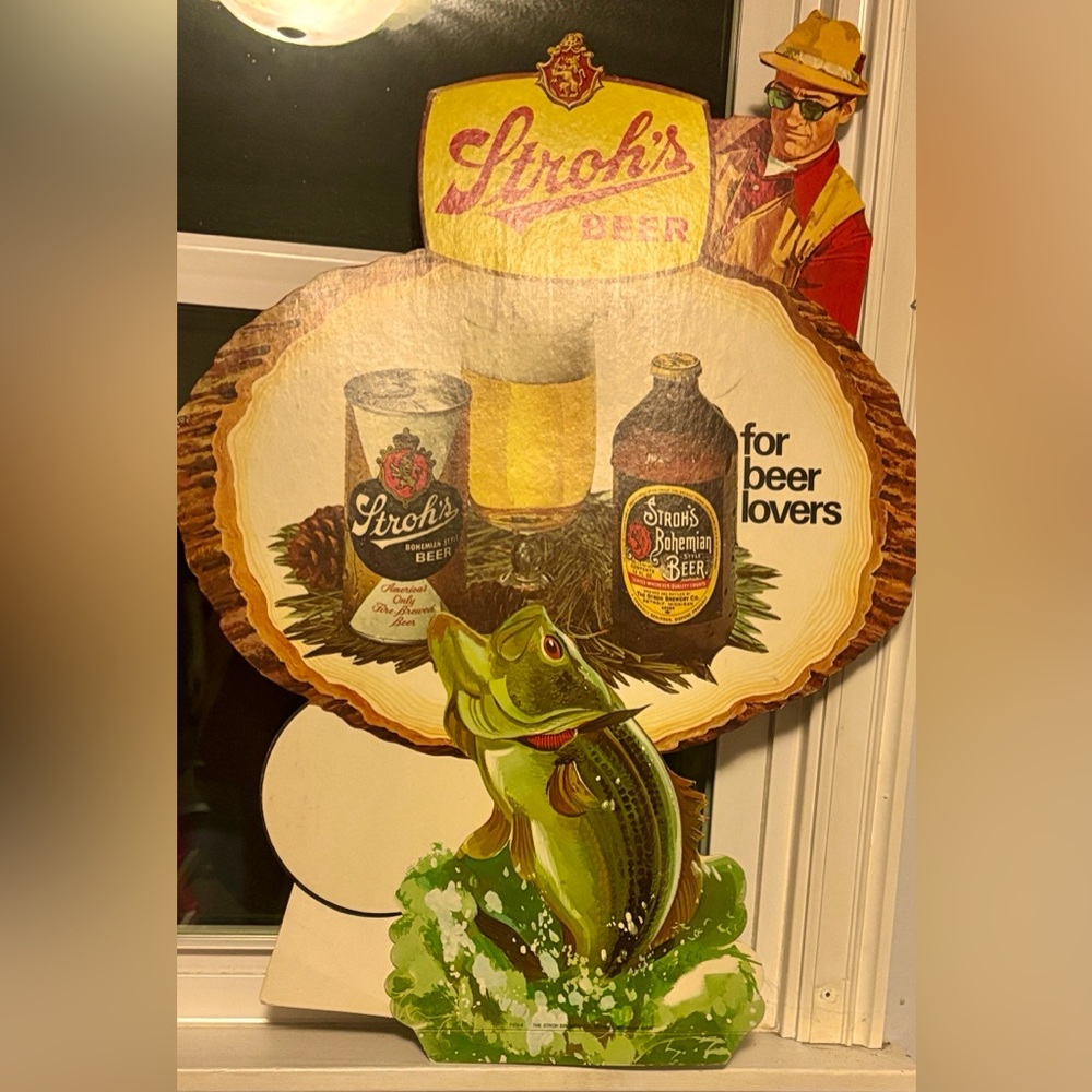 Stroh's Beer Vintage Sign